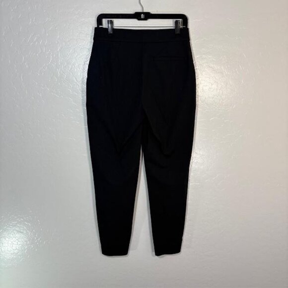 Ministry of Supply Pants Womens 4 Black Pull-On Tapered Ankle Stretch Travel - Picture 3 of 6